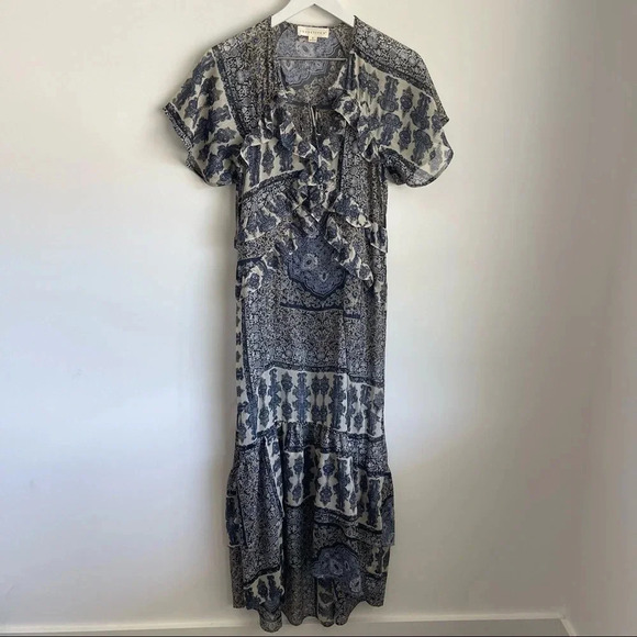 Lovestitch Mixed Print High/Low Hem Dress size small - Picture 2 of 6